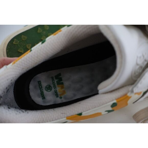 G/Fore Waste Management Golf Shoes Sneakers White Green Leather Size 11 main image 8
